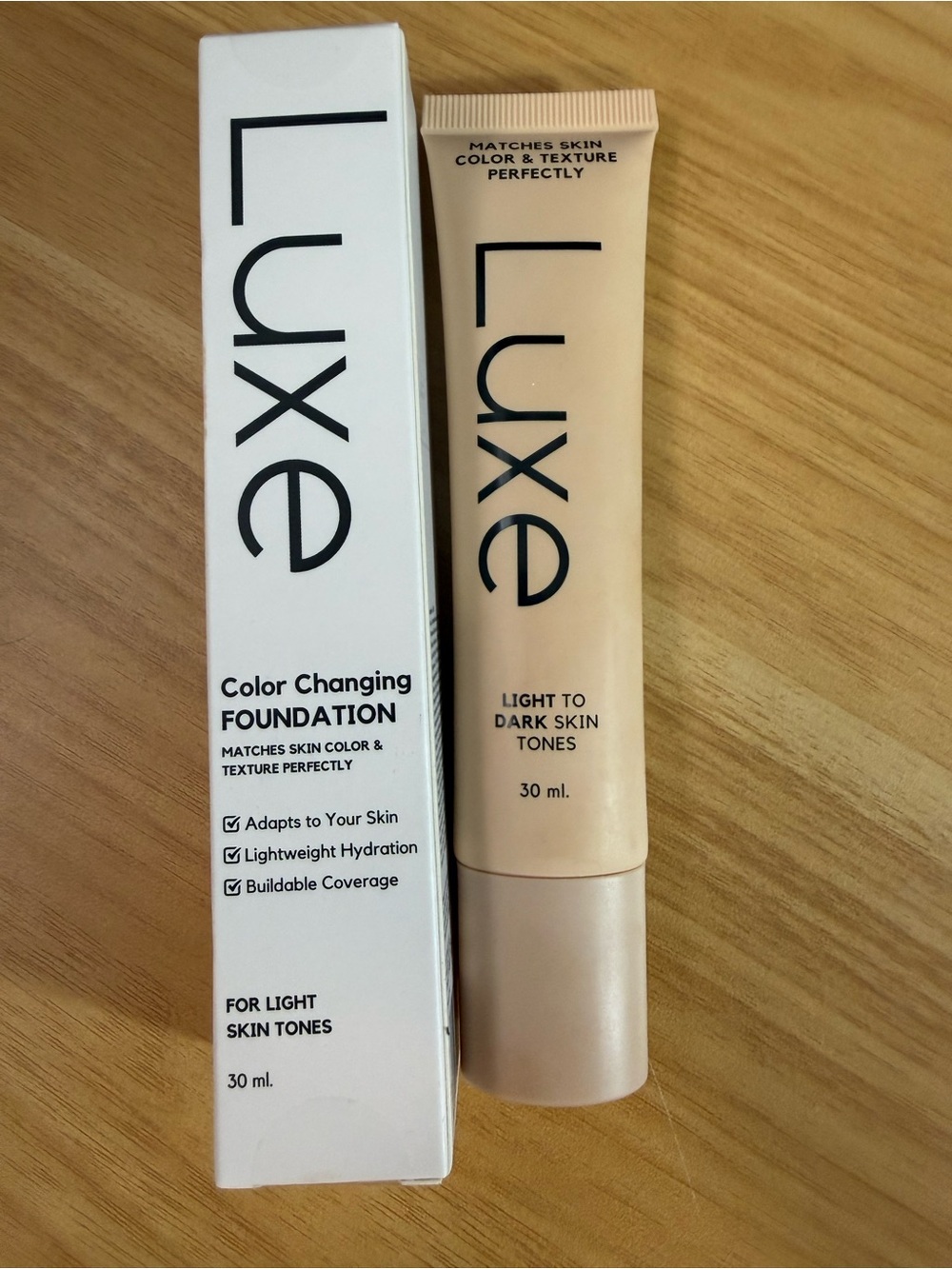 Luxe Color Changing Foundation - Light (30 ml x2)